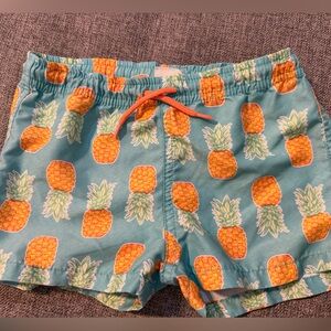 Zara Baby Kids Pineapple Print Swim/Shorts - Turquoise & Orange Size 2-3yrs GUC